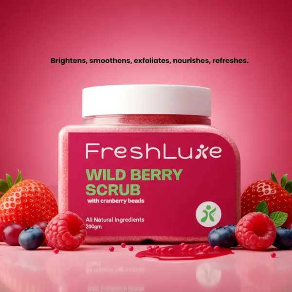Freshluxe_Wild_Berries_Glycolic_Acid_Cranberry_Beads_Scrub_200Gm