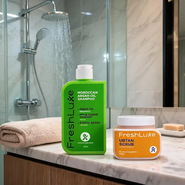 Freshluxe_Argan_Oil_Shampoo_&_Turmeric_Ubtan_Scrub_Saver_Combo