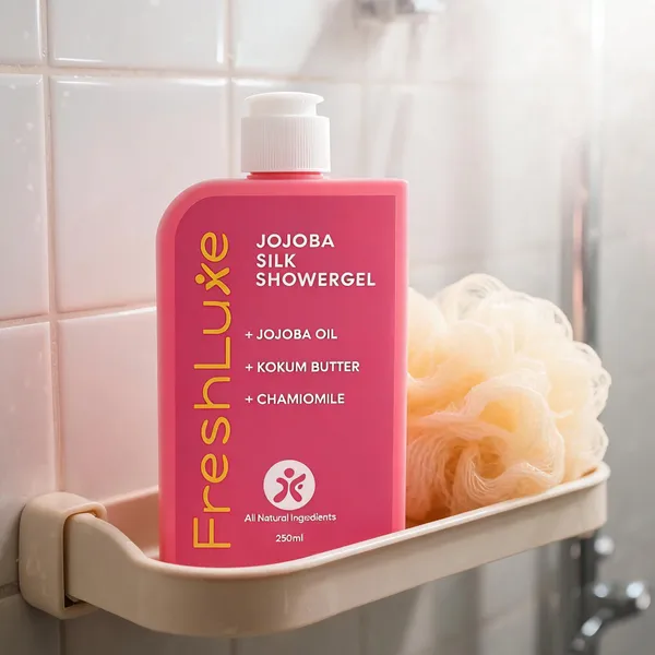 Freshluxe_Jojoba_Silk_Kokum_Butter_Chamomile_Shower_Gel