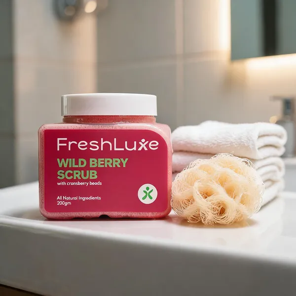 Freshluxe_Wild_Berries_Glycolic_Acid_Cranberry_Beads_Scrub_200Gm