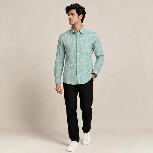 Mint_Green_Printed_Relaxed_Fit_Casual_Shirt_For_Men