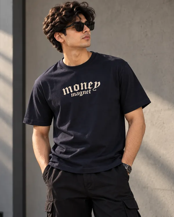 Black_Graphic_Money_Neck_T-Shirt_For_Men