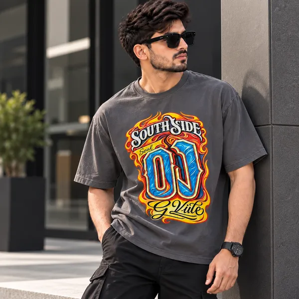 Black_Graphic_Crew_Neck_T-Shirt_For_Men
