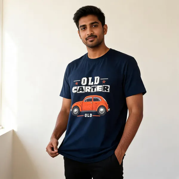 Navy_Graphic_Crew_Neck_T-Shirt_For_Men