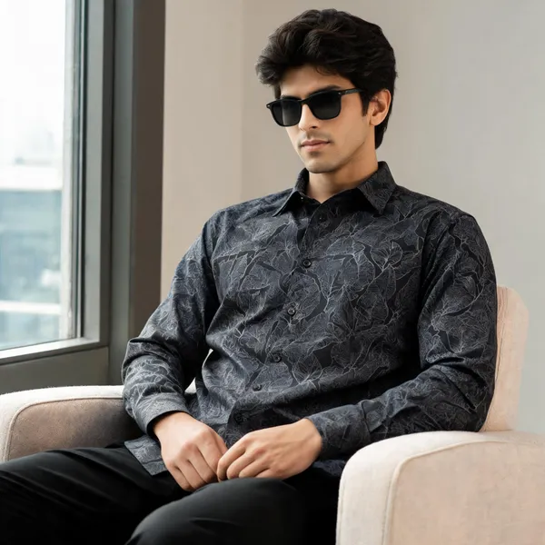 Black_Cotton_Regular_Fit_Botanical_Print_Shirt_For_Men