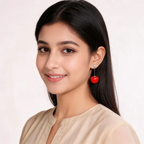 Red_Apple-Shape_Stone_Drop_Earrings_For_Women
