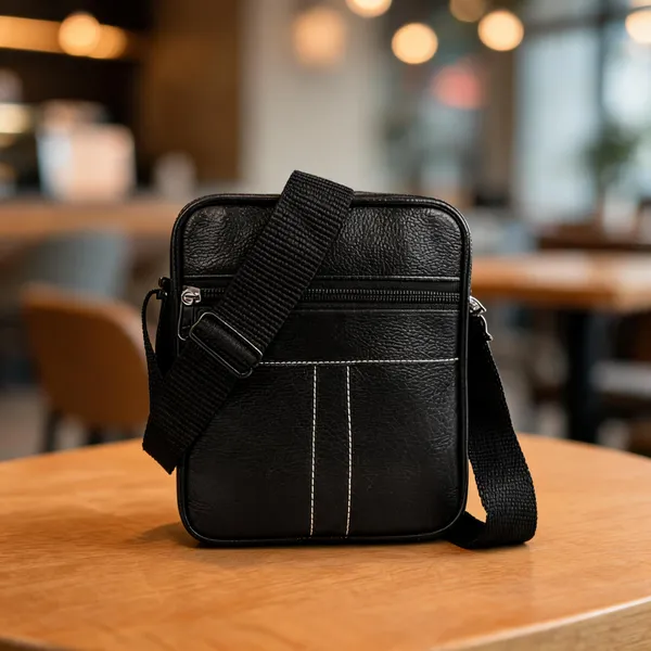 Black_Pu_Textured_Crossbody_Sling_Messenger_Bag_For_Men