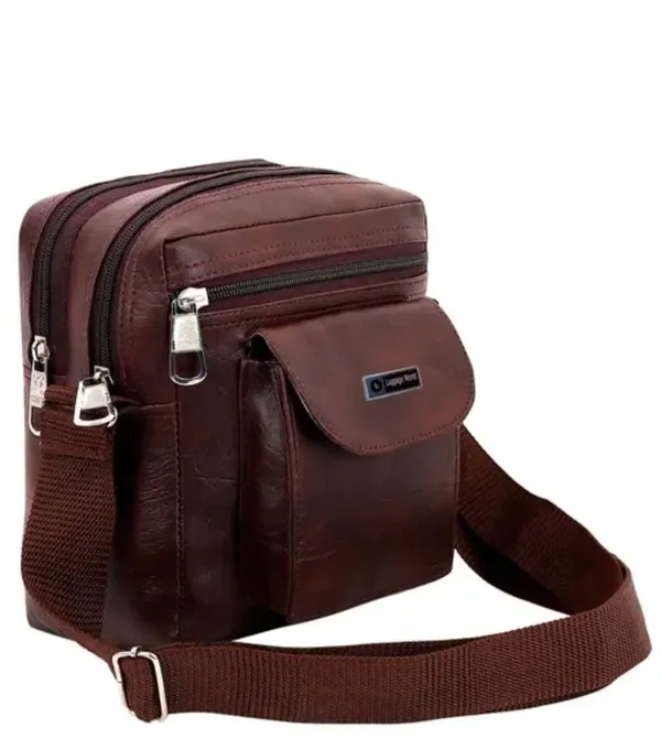Brown_Faux_Leather_Crossbody_Sling_Bag_For_Men