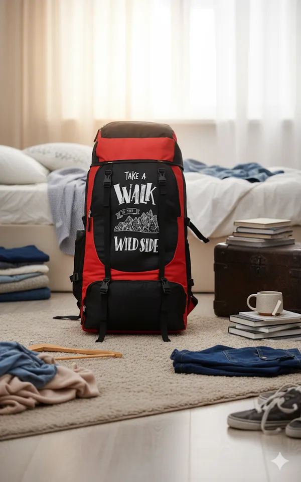 Red_Faux_Leather_Graphic_Hiking_Trekking_Backpack_For_Boys_And_Men