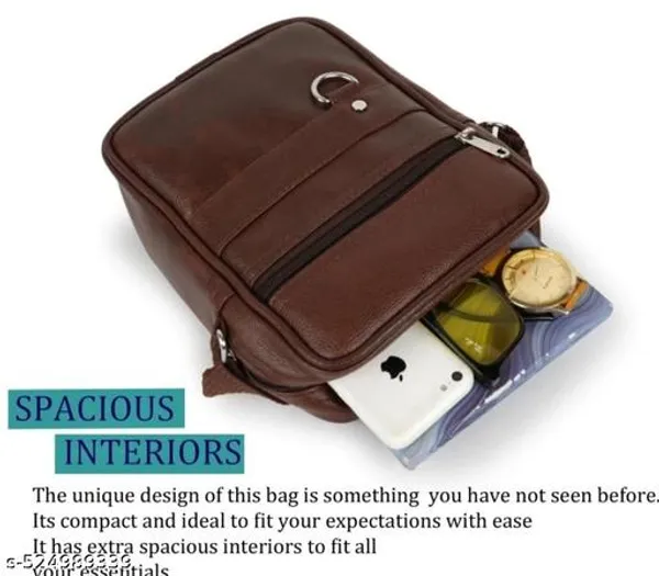Brown_Faux_Leather_Crossbody_Messenger_Sling_Bag_For_Men