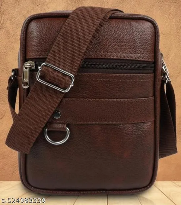 Brown_Faux_Leather_Crossbody_Messenger_Sling_Bag_For_Men