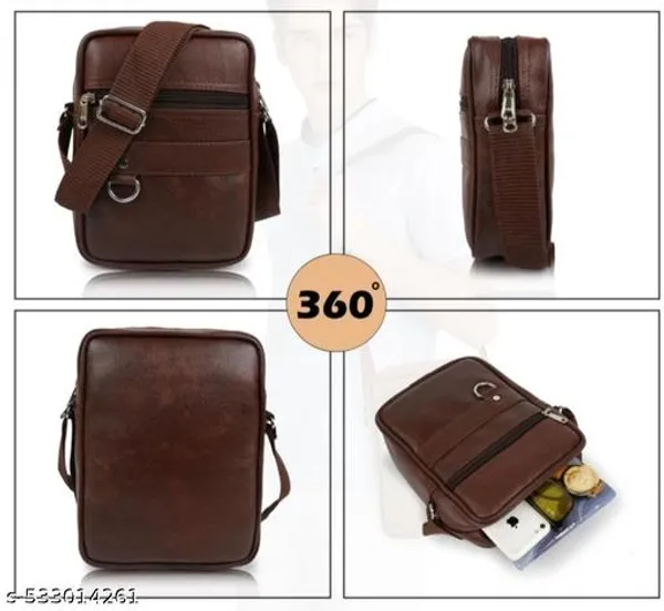 Brown_Faux_Leather_Detachable_Strap_Crossbody_Sling_Bag_For_Men