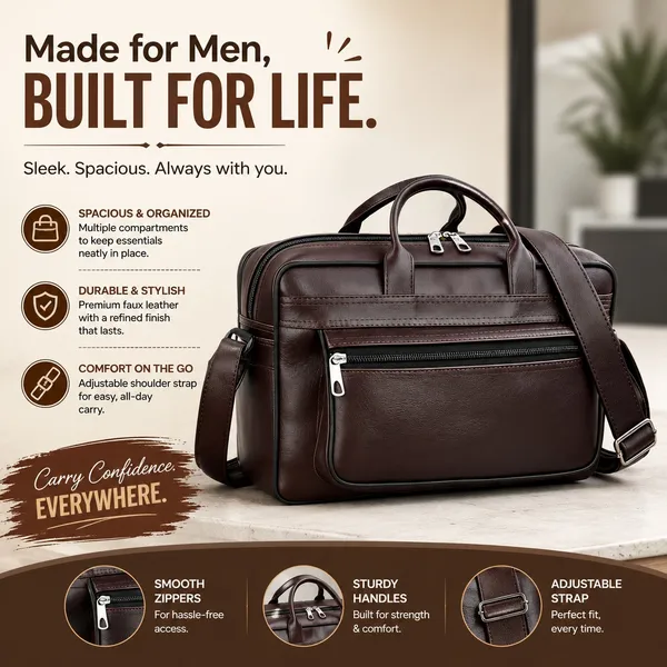 Brown_Faux_Leather_Crossbody_Messenger_Bag_For_Men