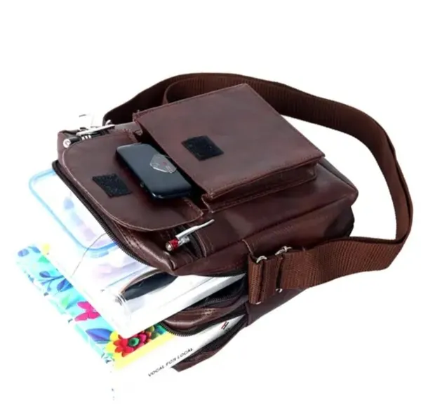 Brown_Faux_Leather_Crossbody_Sling_Bag_For_Men