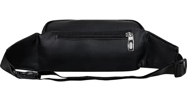 Black_Pu_Multi_Compartment_Waist_Pouch_For_Boys_And_Men