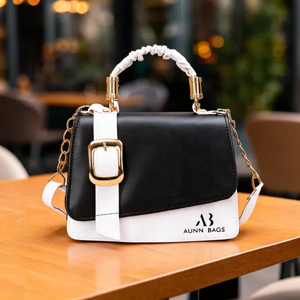 Black_Pu_Sling_Bag_For_Women