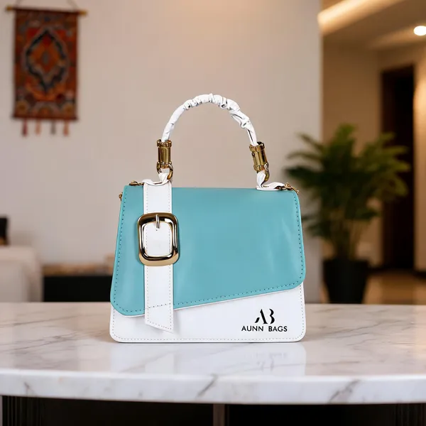 Blue_Pu_Crossbody_Sling_Bag_For_Women