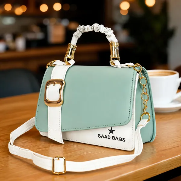 Green_Pu_Crossbody_Sling_Bag_For_Women