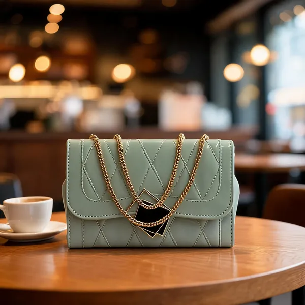 Green_Pu_Sling_Bag_For_Women