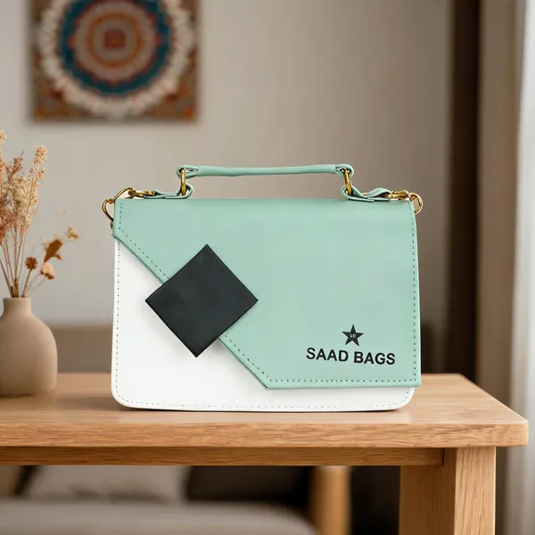 Green_Pu_Sling_Bag_For_Women