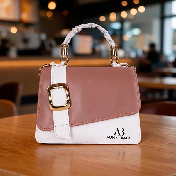 Peach_Pu_Crossbody_Sling_Bag_For_Women