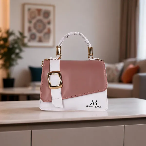 Peach_Pu_Crossbody_Sling_Bag_For_Women