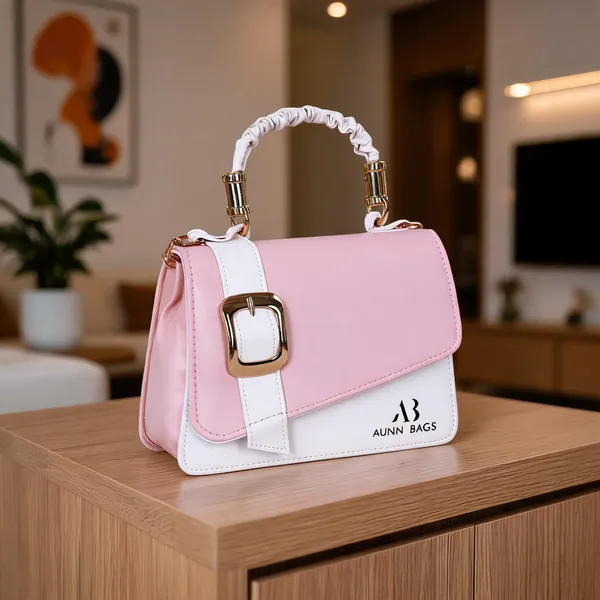 Pink_Pu_Sling_Bag_For_Women