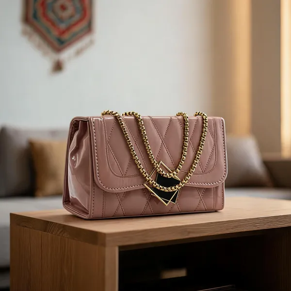 Pink_Pu_Sling_Bag_For_Women