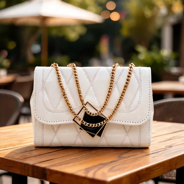 White_Pu_Sling_Bag_For_Women