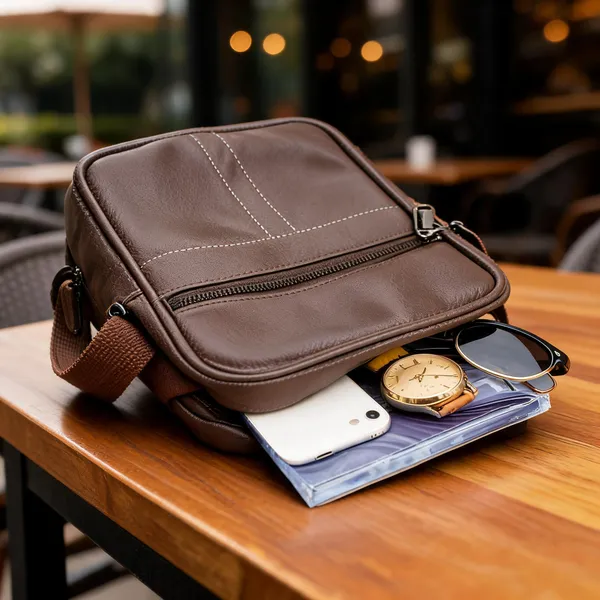 Brown_Pu_Structured_Crossbody_Sling_Bag_For_Men_And_Women