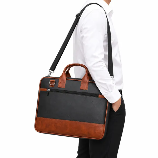 Premium_Laptop_Messenger_Bag_for_Men_|_Stylish_Office_Shoulder_Bag_|_Laptop_Briefcase_with_Adjustable_Shoulder_Strap_|_Business_&_Travel_Bag