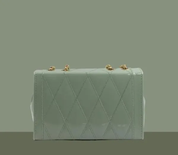 Green_Pu_Sling_Bag_For_Women