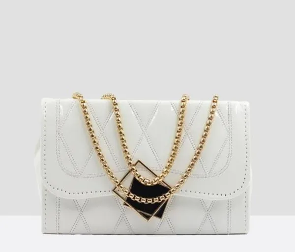 White_Pu_Sling_Bag_For_Women