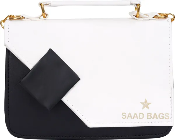 White_Pu_Sling_Bag_For_Women