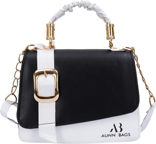 Black_Pu_Sling_Bag_For_Women