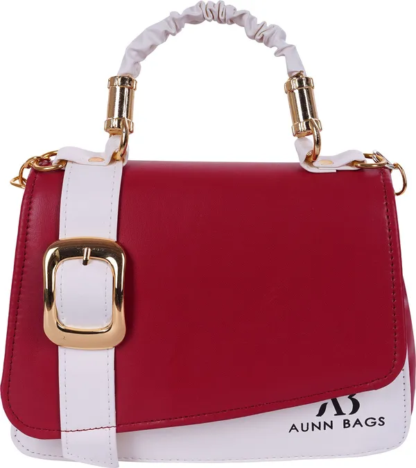 Maroon_Pu_Sling_Bag_For_Women