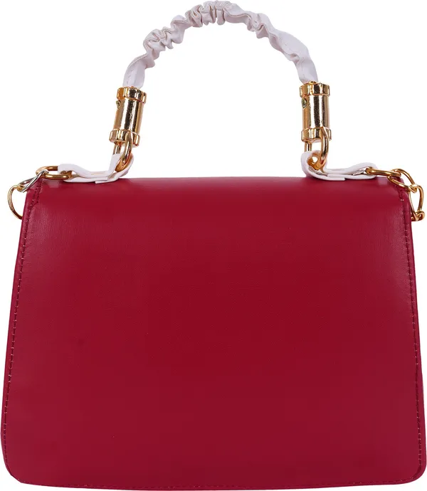 Maroon_Pu_Sling_Bag_For_Women