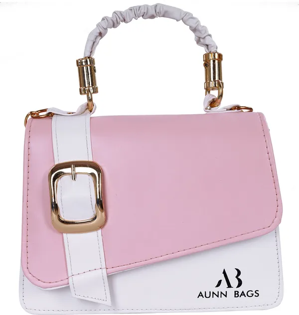 Pink_Pu_Sling_Bag_For_Women