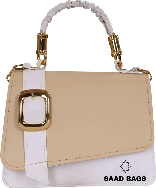 Beige_Pu_Sling_Bag_For_Women