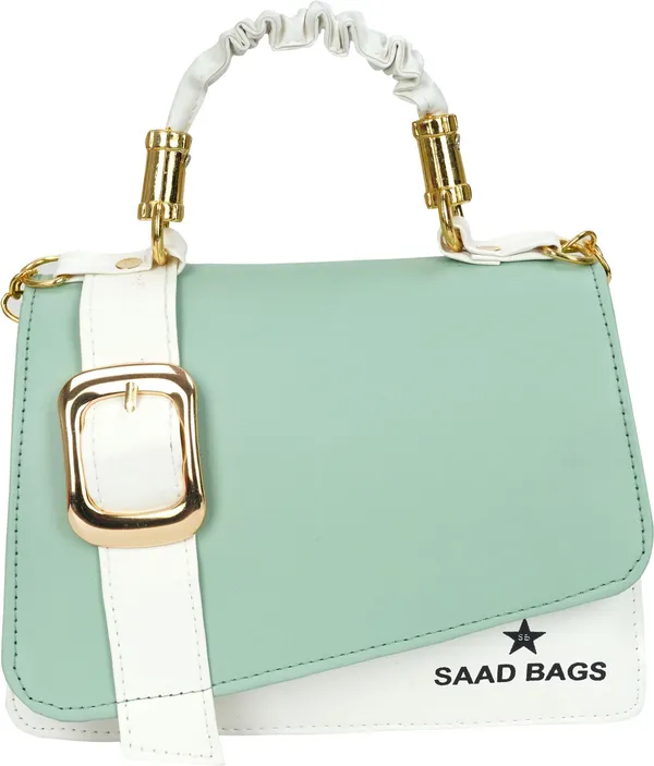 Green_Pu_Crossbody_Sling_Bag_For_Women