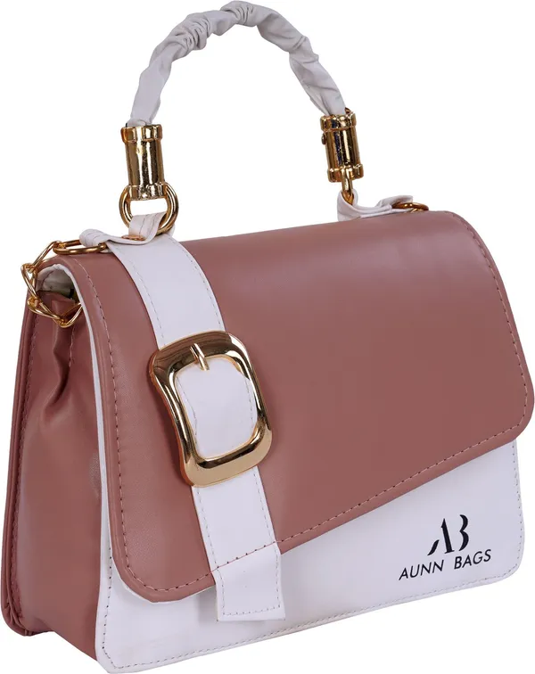 Peach_Pu_Crossbody_Sling_Bag_For_Women