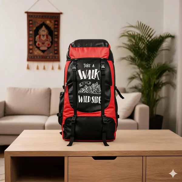 Red_Faux_Leather_Graphic_Hiking_Trekking_Backpack_For_Boys_And_Men