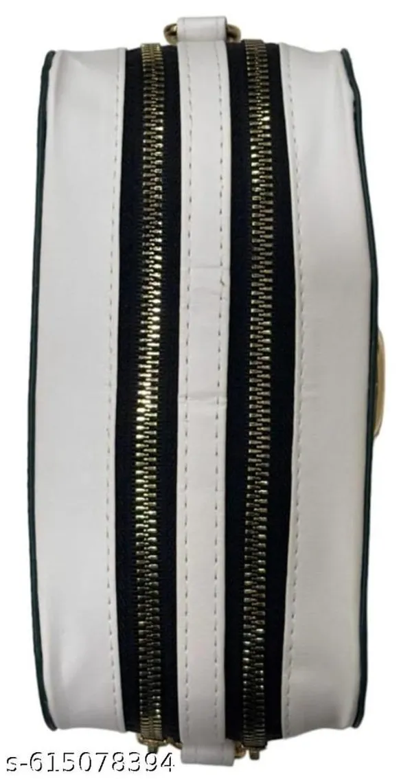 White_Faux_Leather_Crossbody_Sling_Bag_For_Women