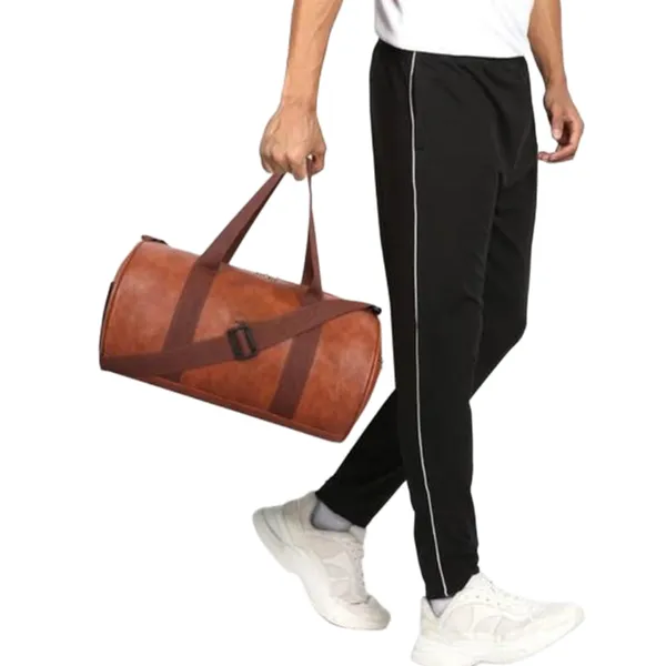 Tan_Pu_Cylindrical_Gym_Duffel_Bag_For_Men_And_Women