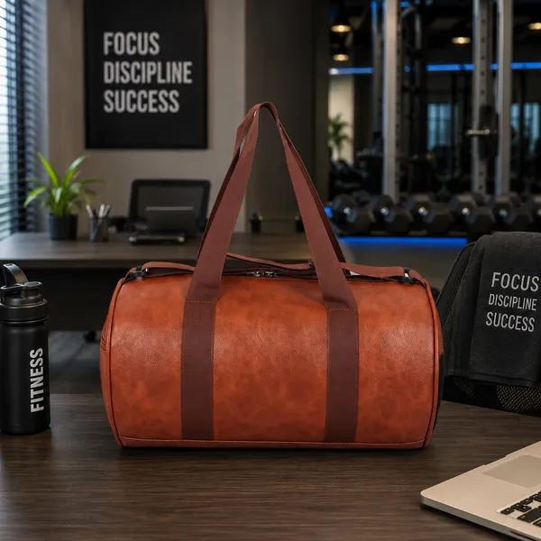 Tan_Pu_Cylindrical_Gym_Duffel_Bag_For_Men_And_Women