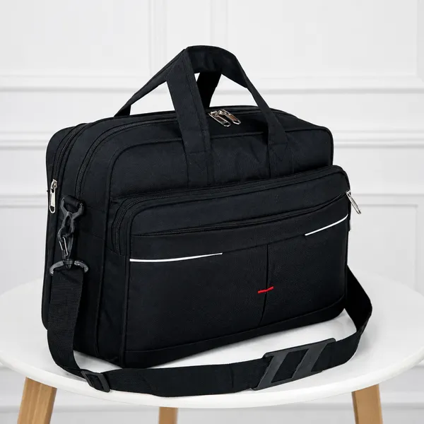 Black_Faux_Leather_Crossbody_File_Messenger_Bag_For_Men