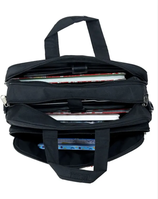Black_Faux_Leather_Crossbody_File_Messenger_Bag_For_Men