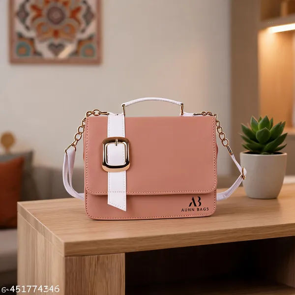 Pink_Pu_Crossbody_Sling_Bag_For_Women