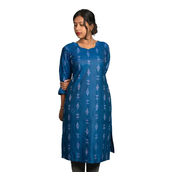 Women_S_Cotton_Ikat_Print_Kurti