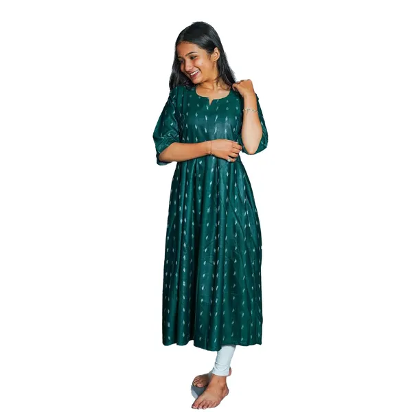 Women_S_Ikat_Design_V_Neck_Kurti